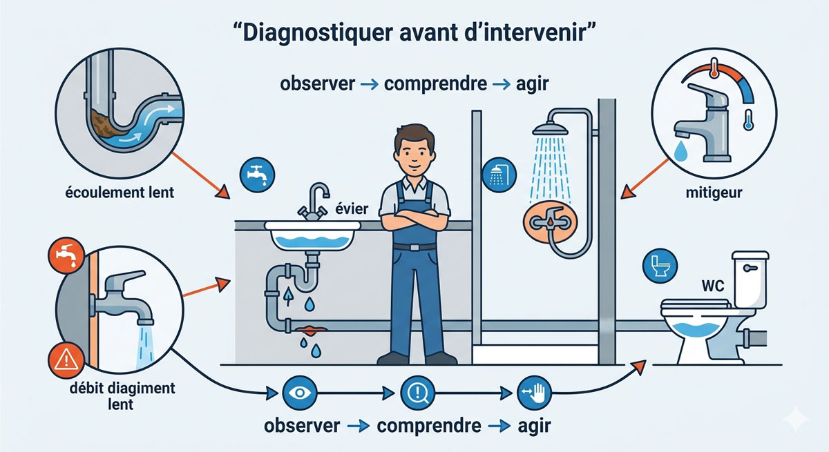 Plombier Bruxelles — conseils pratiques et diagnostics terrain