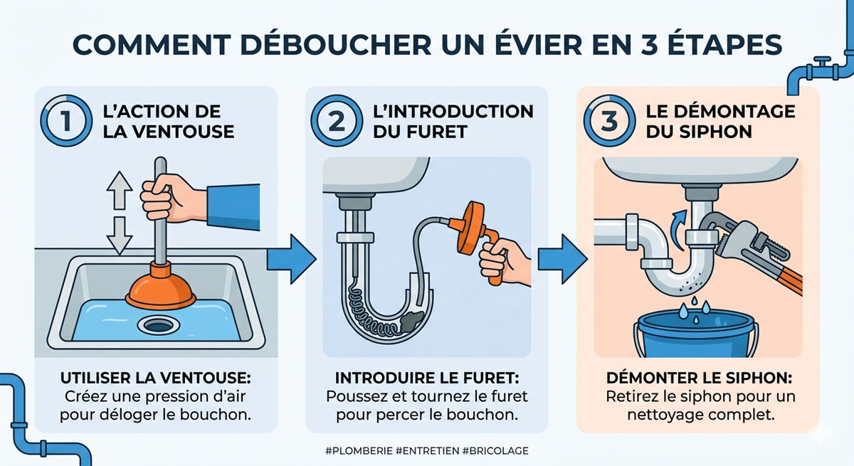 Débouchage canalisation Bruxelles — gestes pratiques